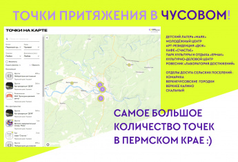 Точки притяжения в Чусовом теперь на карте молодёжных пространств России